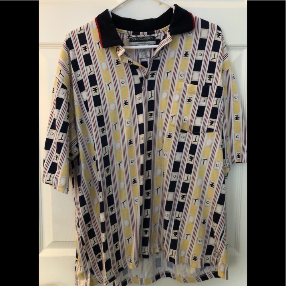 Golf Classics/short sleeve polo/XL/Golf pattern